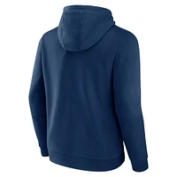 Men's Fanatics  Navy Chicago Bears Between the Pylons Pullover Hoodie