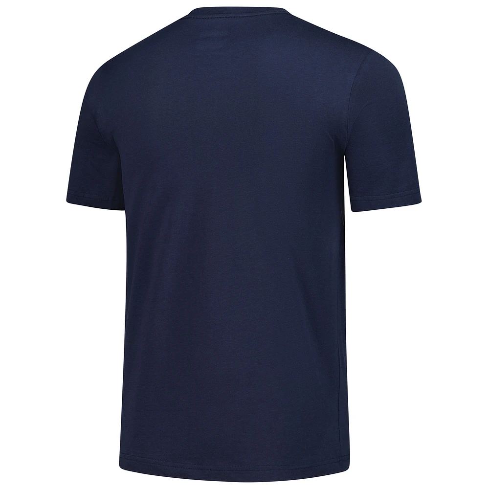 Men's Fanatics  Navy Chicago Bears Blocked T-Shirt