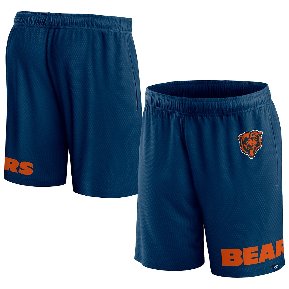 Men's Fanatics Navy Chicago Bears Clincher Shorts