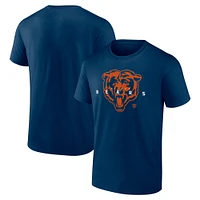 Men's Fanatics Navy Chicago Bears Coordinate T-Shirt