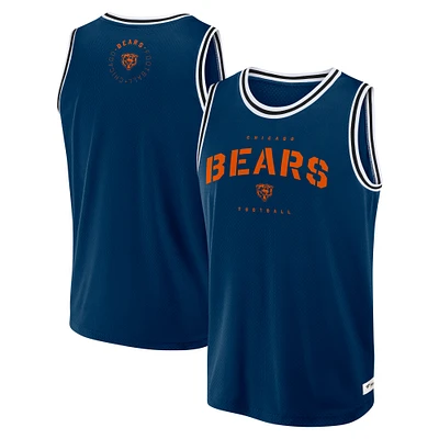 Débardeur en jersey Fanatics bleu marine Chicago Bears Elements Future Ground pour homme