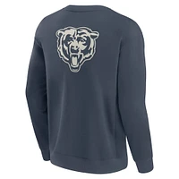 Men's Fanatics Navy Chicago Bears Elements Future Ground Lettering Pullover Sweatshirt