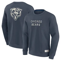 Men's Fanatics Navy Chicago Bears Elements Future Ground Lettering Pullover Sweatshirt