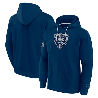 Men's Fanatics Navy Chicago Bears Elements Pace Pullover Hoodie