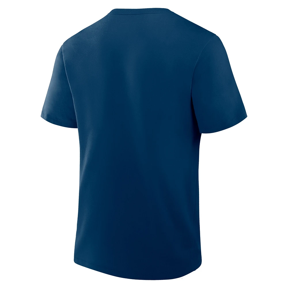 T-shirt Fanatics bleu marine pour homme, motif Field Goal Legacy des Chicago Bears