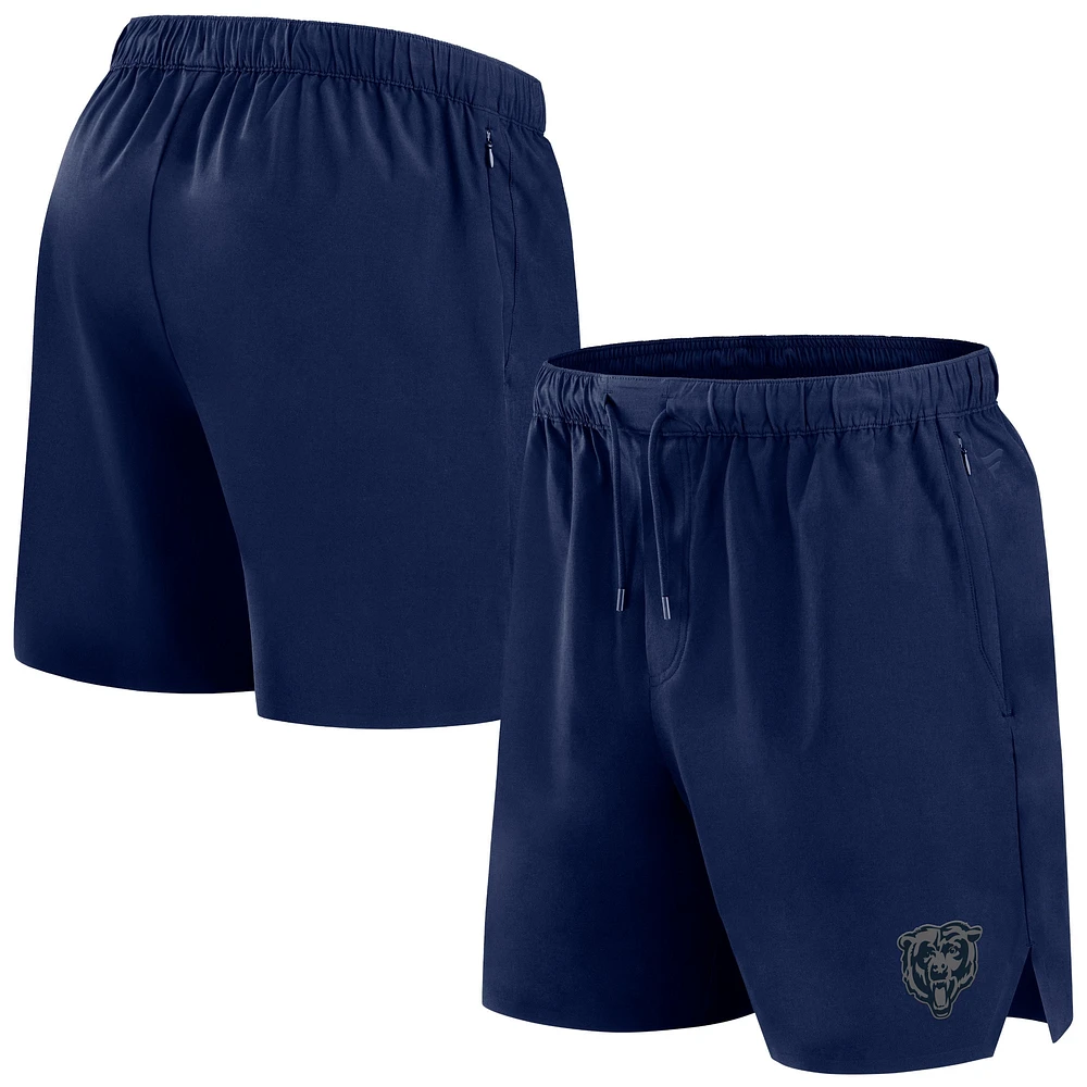 Men's Fanatics Navy Chicago Bears Front Office Woven Shorts