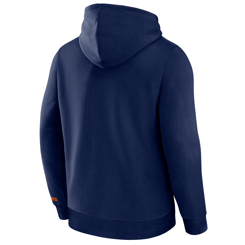 Sweat à capuche en polaire bleu marine Chicago Bears Legacy pour homme Fanatics