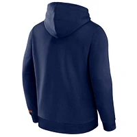 Men's Fanatics Navy Chicago Bears Legacy Fleece Pullover Hoodie