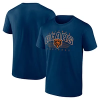 T-shirt Fanatics Navy Chicago Bears Line Clash pour hommes