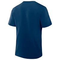 Men's Fanatics Navy Chicago Bears Option Route Legacy T-Shirt