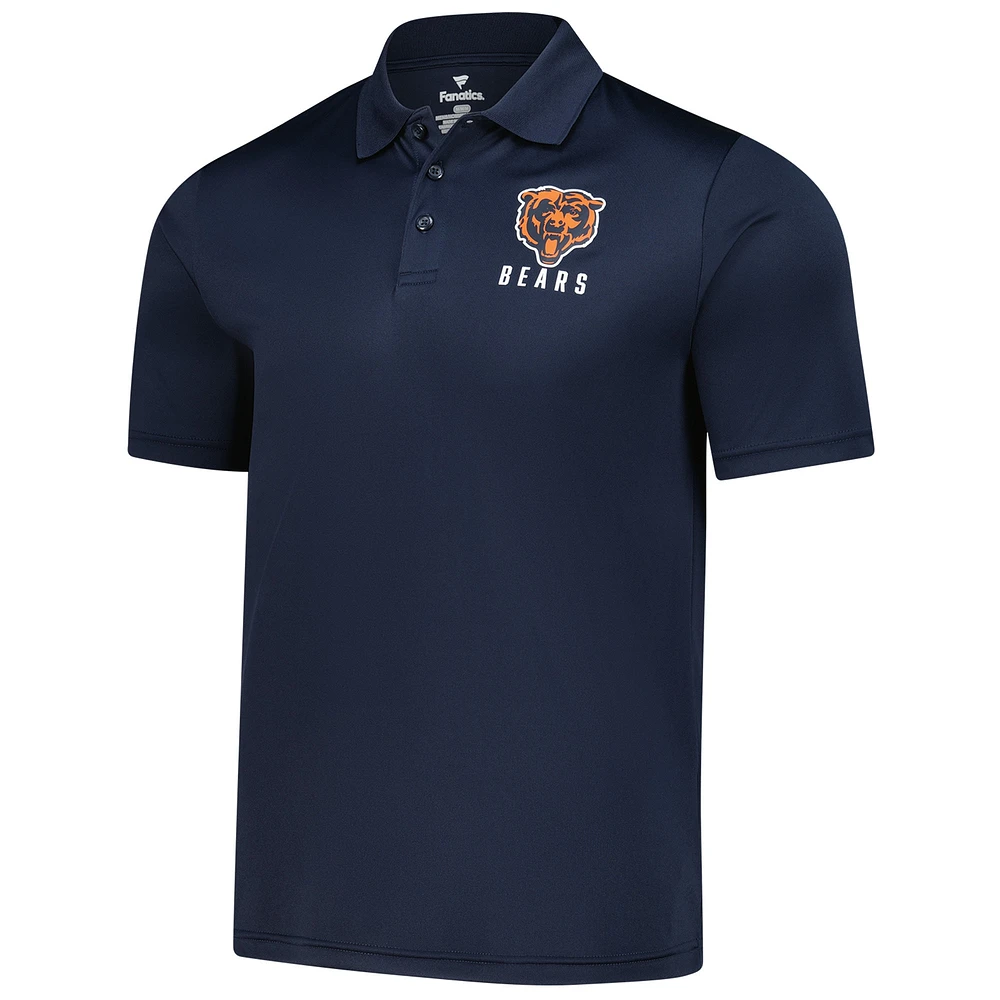 Men's Fanatics  Navy Chicago Bears Polo
