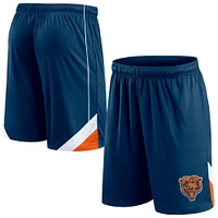 Men's Fanatics Navy Chicago Bears Slice Shorts