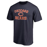 T-shirt bleu marine Fanatics Chicago Bears Victory Arch pour hommes