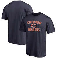 T-shirt bleu marine Fanatics Chicago Bears Victory Arch pour hommes