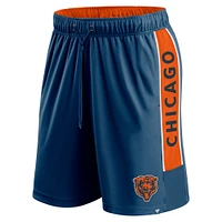 Short bleu marine Fanatics pour hommes des Chicago Bears Win The Match