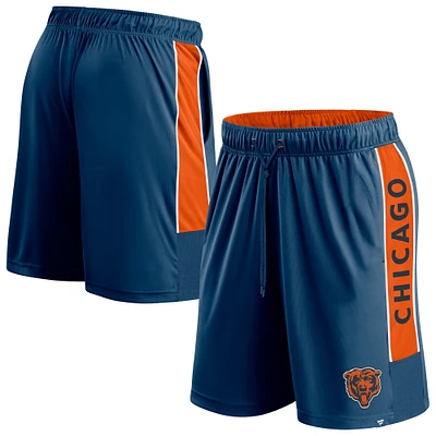 Short bleu marine Fanatics pour hommes des Chicago Bears Win The Match