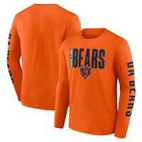 Men's Fanatics Orange Chicago Bears Vision Long Sleeve T-Shirt