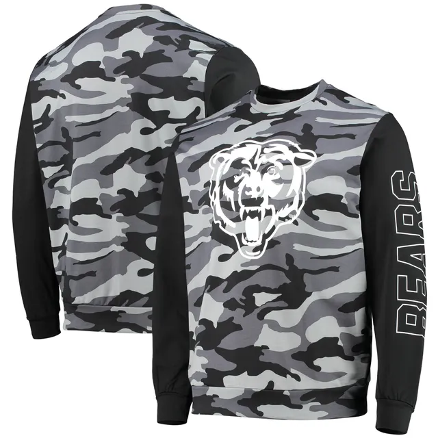 Men's FOCO Black Buffalo Bills Camo Long Sleeve T-Shirt