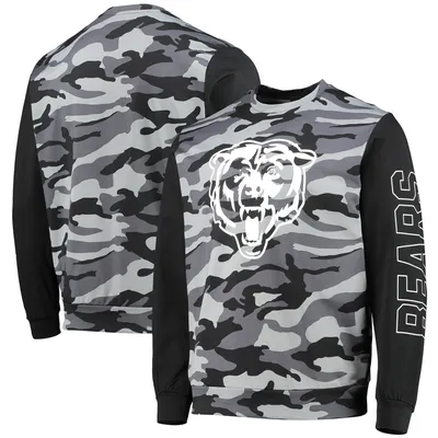 Men's FOCO Black Cleveland Browns Camo Long Sleeve T-Shirt