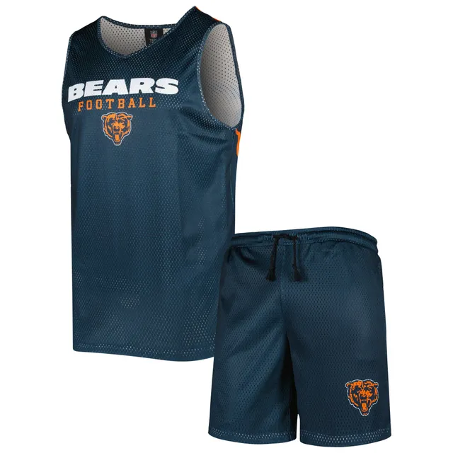 Men's FOCO Navy Chicago Bears Ugly Pajama Set