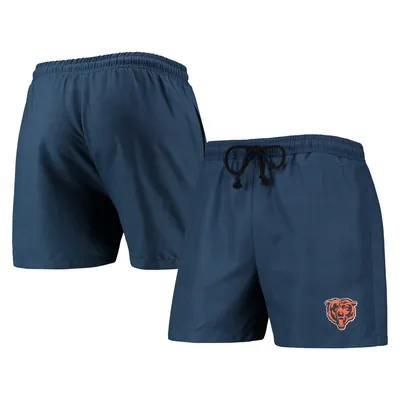 Chicago Bears FOCO Magic Print Palm Traditional Swim Shorts - Navy