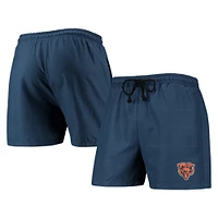 FOCO Navy Chicago Bears Magic Print Palm Short de bain traditionnel pour homme