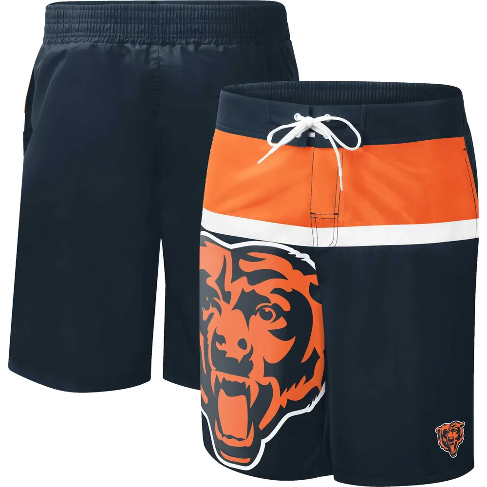 Men's G-III Sports by Carl Banks Navy Chicago Bears Sea Wind Swim Trunks