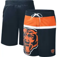 Men's G-III Sports by Carl Banks Navy Chicago Bears Sea Wind - Swim Trunks