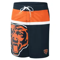 Men's G-III Sports by Carl Banks Navy Chicago Bears Sea Wind - Swim Trunks