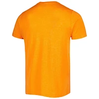Men's Homage Walter Payton Heathered Orange Chicago Bears NFL Blitz Retired Player Tri-Blend T-Shirt