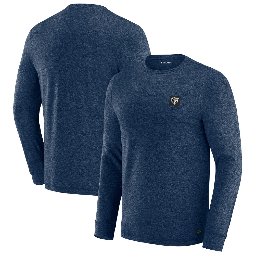 Men's J. Palmer Navy Chicago Bears Four Down Long Sleeve T-Shirt
