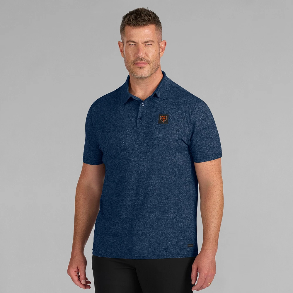 Polo à quatre points Chicago Bears pour homme de J. Palmer bleu marine