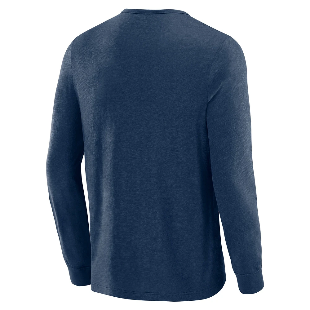 Men's J. Palmer Navy Chicago Bears In-The-Pocket Long Sleeve T-Shirt