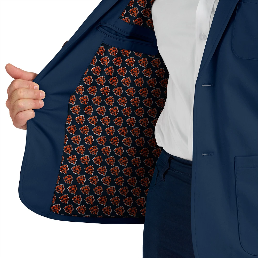Men's J. Palmer Navy Chicago Bears Man-In-Motion Blazer