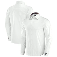 Chemise boutonnée à manches longues pour homme J. Palmer White Chicago Bears Man-In-Motion