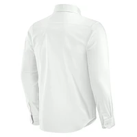 Chemise boutonnée à manches longues pour homme J. Palmer White Chicago Bears Man-In-Motion