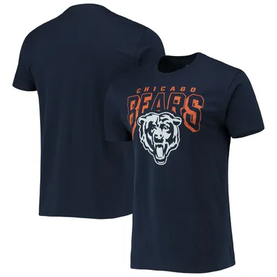 Chicago Bears Junk Food Bold Logo T-Shirt - Navy