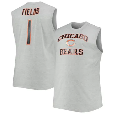 Lids Chicago Bears Fanatics Branded Big & Tall Lightweight Raglan