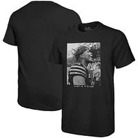 T-shirt surdimensionné avec image de joueur Majestic Threads Justin Fields des Chicago Bears pour hommes, noir