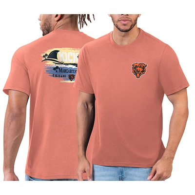 T-shirt orange Margaritaville Chicago Bears pour hommes