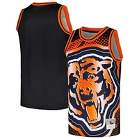 Débardeur tendance Chicago Bears Big Face 7.0 noir Mitchell & Ness pour homme