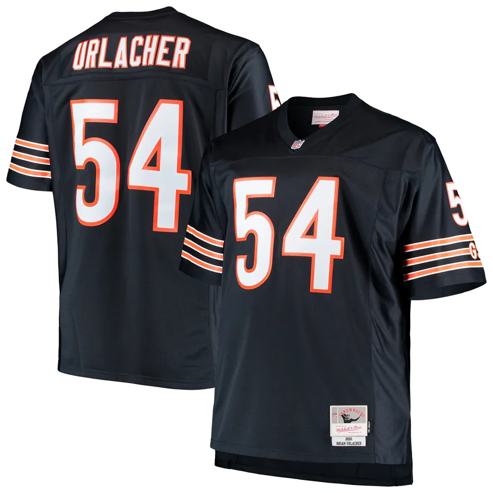 Lids Urlacher Chicago Bears Mitchell & Ness Big Tall 2001 Retired Replica Jersey - Navy | Brazos Mall