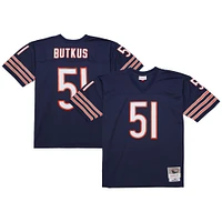 Maillot réplique Mitchell & Ness Dick Butkus marine Chicago Bears Legacy pour hommes