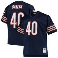 Men's Mitchell & Ness Gale Sayers Navy Chicago Bears Big Tall 1969 Retired Player Replica Jersey