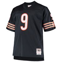 Men's Mitchell & Ness Jim McMahon Navy Chicago Bears Big Tall 1985 Retired Player Replica Jersey