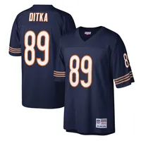 Mitchell & Ness Mike Ditka Chicago Bears Navy Big Tall 1966 Player Jersey - S - Black