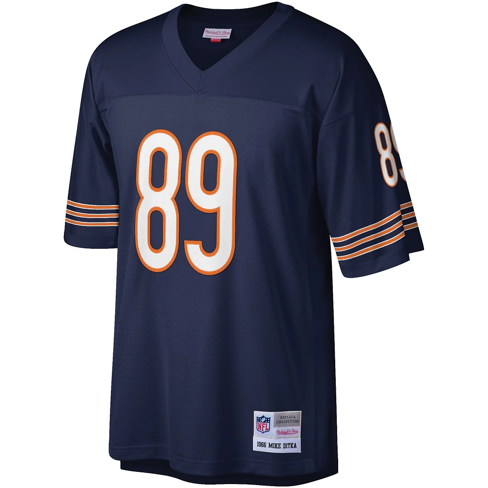 Maillot réplique Mitchell & Ness Mike Ditka des Chicago Bears Legacy pour hommes, bleu marine