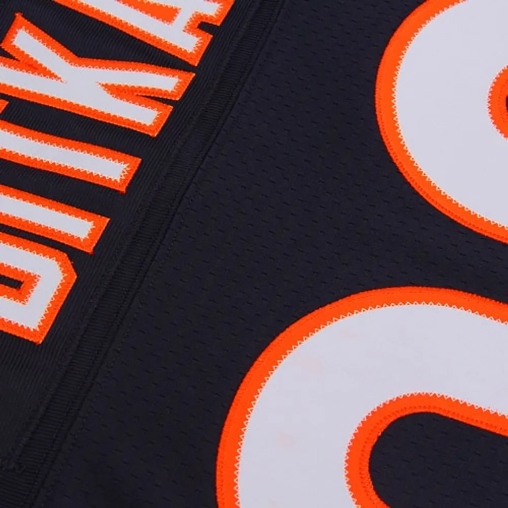 Maillot réplique Mitchell & Ness Mike Ditka des Chicago Bears pour hommes, joueur retraité, bleu marine