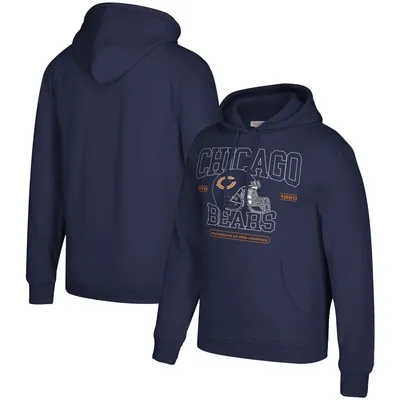 Chicago Bears Mitchell & Ness Head Coach Pullover Hoodie - Navy