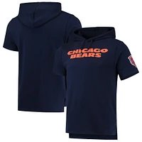 T-shirt à capuche Mitchell & Ness pour homme bleu marine Chicago Bears Game Day